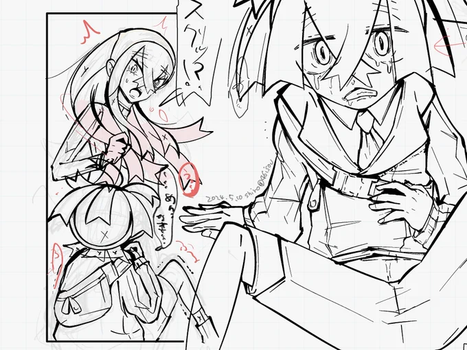 姉弟本がんばってる🍎見返りお姉ちゃん可愛く描けて満足(ちっちゃいコマだけど…) 