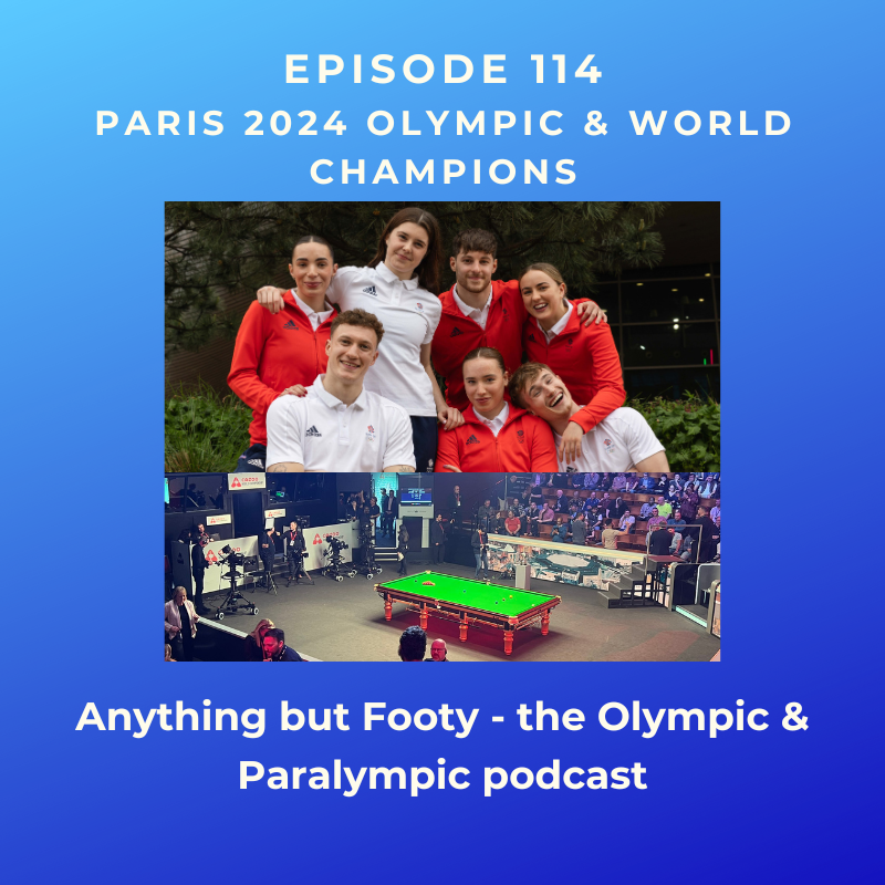 💥'#114 Paris 2024 Olympic & World Champions' 

Brand new pod - #diving into #Paris2024 with @TeamGB 

The #Torchrelay #Worldrelays #BMX #Gymnastics & #Judo  

That brand new #Olympics #Paralympics music! 

And why world #snooker should be truly global!

📲megaphone.link/COMG7313535535
