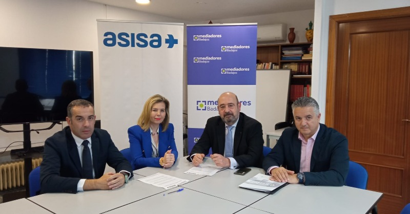 ASISA y el Colegio de Mediadores de Seguros de Badajoz renuevan su acuerdo de colaboración. bit.ly/4bvXTvQ