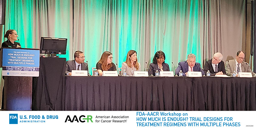 Our panel of experts discusses the landscape for perioperative trial designs: Anup Amatya, Valsamo Anagnostou, Paz Vellanki, Thelma Brown, Roy Herbst, Mark Kris, and Craig Tendler. #AACRSciencePolicy @US_FDA @HopkinsKimmel @TheTBCRC @DrRoyHerbstYale @YaleCancer @MSKCancerCenter