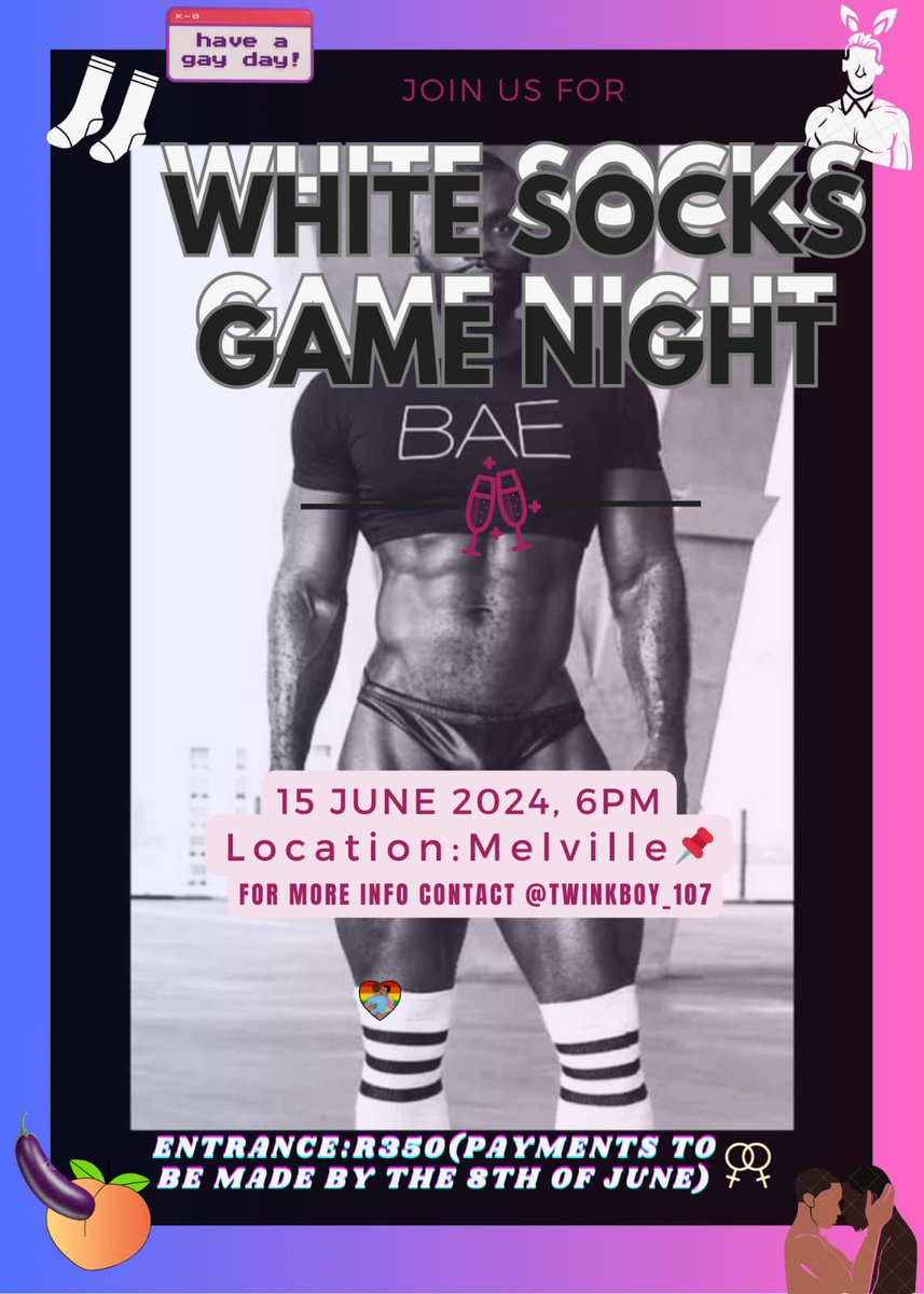 twinkboy_107's tweet photo. 🥵🥵‼️‼️We Are Back‼️‼️🥵🥵

👾🤤🌱🔥🏳️‍🌈😋🏳️‍⚧️😍👾🃏💦🥴

DMs are officially OPEN, you can start making your payments💸 Creators &amp; Non-Creators are WELCOME. 😈😍 Alcohol, Food, Condoms and Lube provided 🥳🎉🍾

Get your Socks games ON 🤍 https://t.co/kD2DhdPNlA