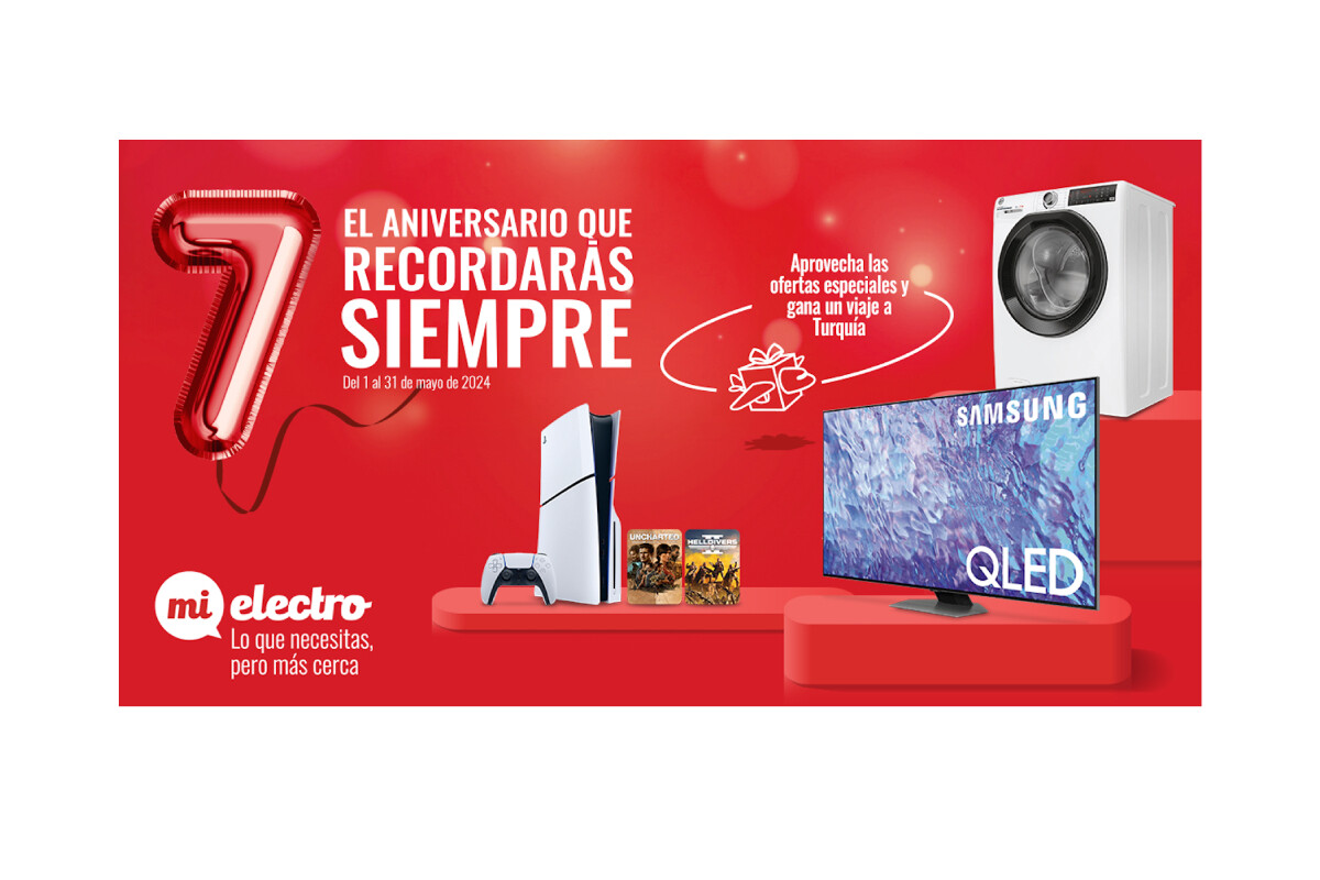 Gana un viaje a Turquía o un Samsung Galaxy S24: Mi Electro celebra su 7º aniversario a lo grande con sorteos, superofertas y mucho más

xataka.com/n/gana-viaje-a…

#OfrecidoPor @Mi_Electro