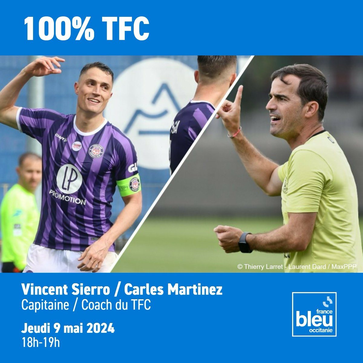 📻 Émission spéciale - 100 % TFC 😈⚽ ⏰ 18h - 19h Au menu : 🗣️ Vincent Sierro et le coach Carles Martinez Novell, pour débriefer la saison 🗣️ La capitaine des Violettes Lou Jumere et le coach Antoine Gérard, sur l'objectif montée en D2 ☎️05.34.43.31.31 #FBsport #TFC