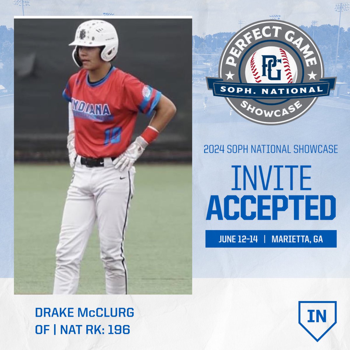 SOPHOMORE NATIONAL INVITE ACCEPTED 🔒 @drake_mcclurg X #PGSophNational