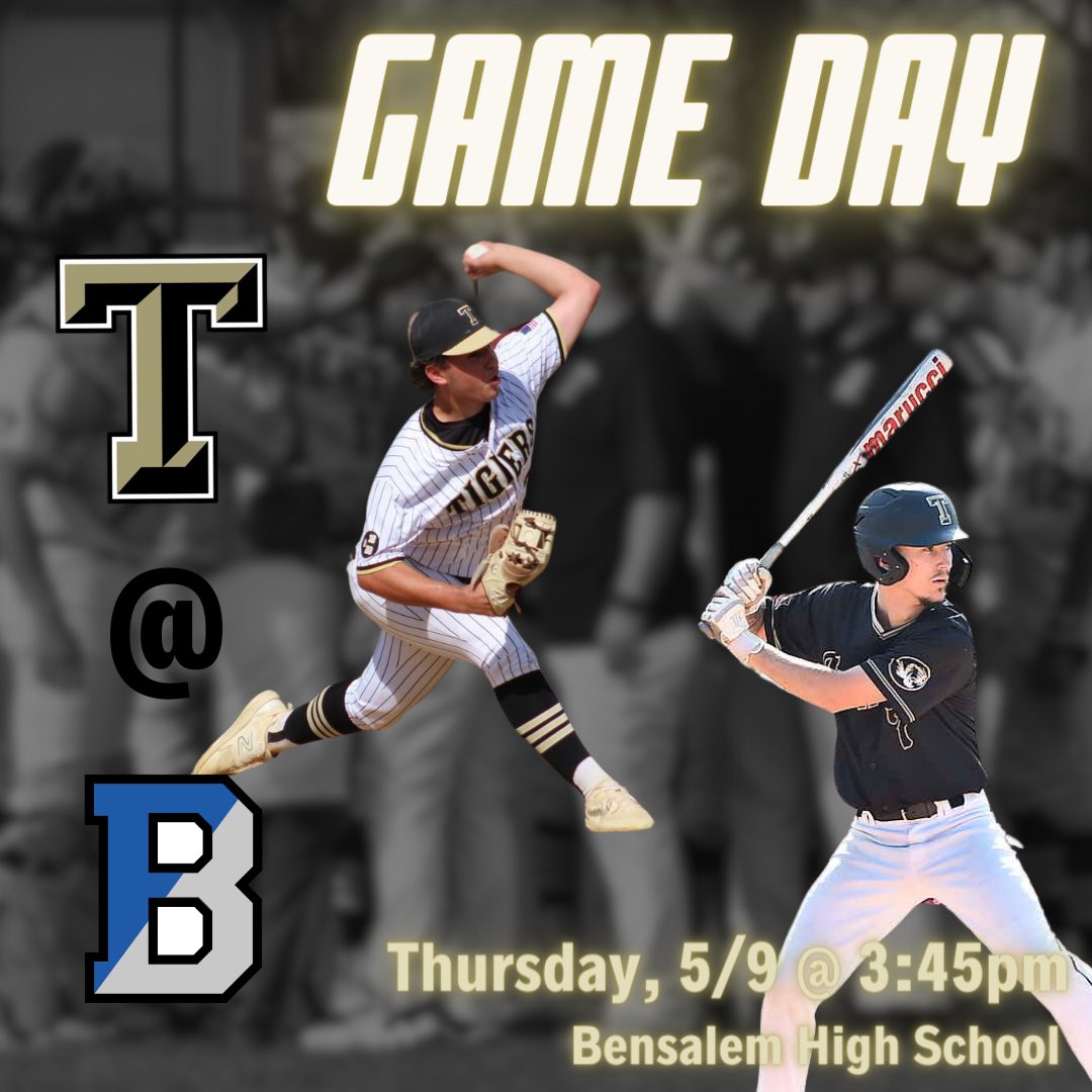 Truman Baseball (@hstbaseball) on Twitter photo Tigers travel to <a href="/BensalemOwls/">Bensalem Owls Baseball</a> today for a <a href="/SOLsports/">SOLsports</a> Patriot Division Matchup at 3:45pm.
<a href="/BTSDAthletics/">Truman Athletics</a> <a href="/MrMonaghanHST/">Mr. Monaghan</a> <a href="/HSTstudentsec/">HST Student Section</a> <a href="/BristolTwpSD/">Bristol Township School District</a> <a href="/TrumanTigerBTSD/">TrumanTiger Pride</a> Tigers travel to <a href="/BensalemOwls/">Bensalem Owls Baseball</a> today for a <a href="/SOLsports/">SOLsports</a> Patriot Division Matchup at 3:45pm.
<a href="/BTSDAthletics/">Truman Athletics</a> <a href="/MrMonaghanHST/">Mr. Monaghan</a> <a href="/HSTstudentsec/">HST Student Section</a> <a href="/BristolTwpSD/">Bristol Township School District</a> <a href="/TrumanTigerBTSD/">TrumanTiger Pride</a>