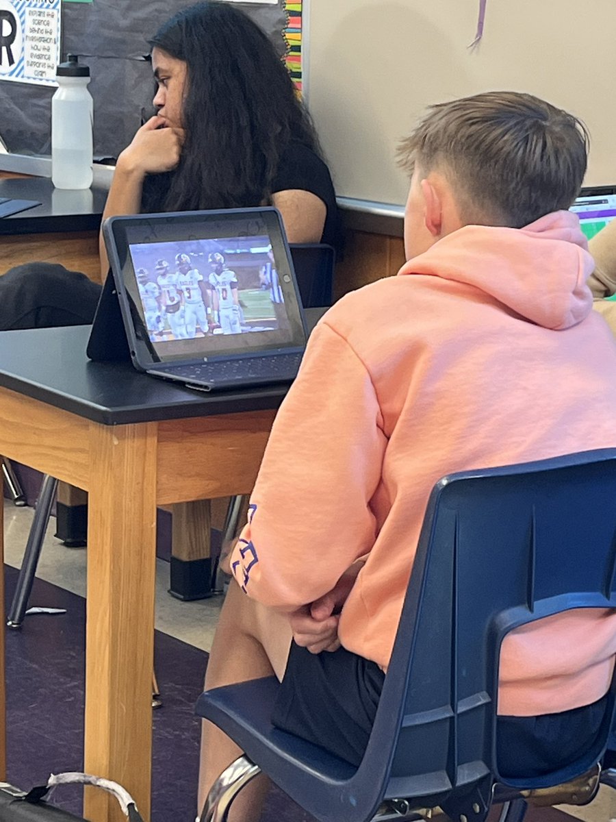 You know you have something great happening when one of your 6th graders is watching the state championship highlight video during his free time. <a href="/LNEagleFootball/">Eagle Football</a> <a href="/LN8FBEaglePride/">Liberty North 8th Football</a> Can’t wait to be playing for the Eagles!