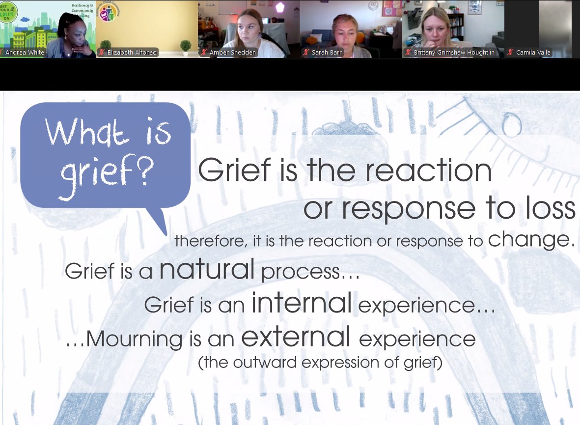 The Youth Services Department’s Education &amp; Training Center hosted a training via Zoom on Wednesday, May 8th titled “Understanding and Supporting a Grieving Child” presented by Kerry DeBay, LMHC, ATR-BC.  #freetherapyPBCkids #GetYourGreenOn #GYGO2024 #GYGO365 #GYGO