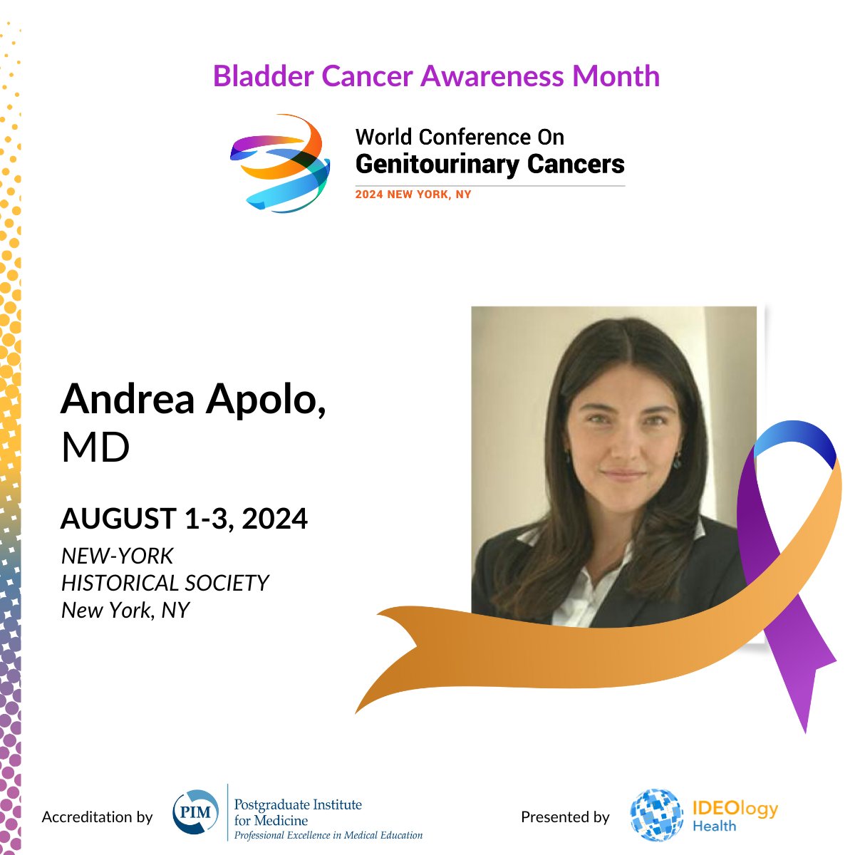 Applauding the incredible work of Dr. @apolo_andrea during #BladderCancerAwarenessMonth! 🎗️ Her research focuses on developing new #BladderCancer therapies that use targeted agents including anti-angiogenesis compounds, which block the growth of new blood vessels feeding tumors.