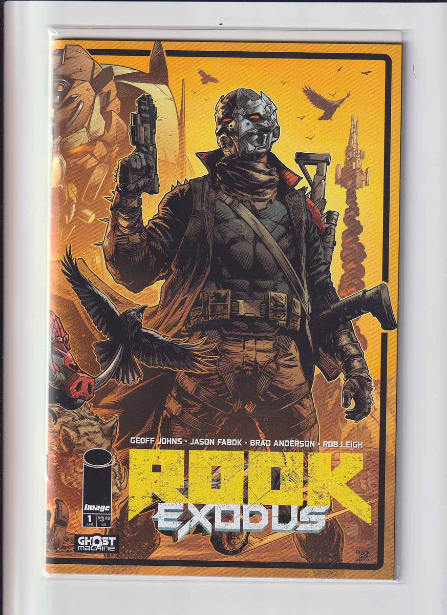 #RookExodus #1 (2024) #GeoffJohns Writer, #JasonFabok Artist  Hundreds of years from now, the man known as #Rook was once a simple farmer who fled the crumbling Earth for a new life on the planet Exodus. rarecomicbooks.fashionablewebs.com/Rook%20Exodus.…  #KeyComicBooks #ImageComics #ImageUniverse
