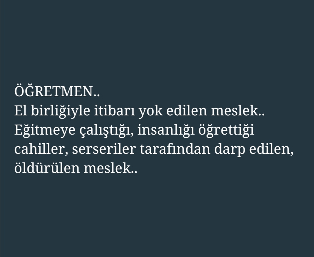mine0233's tweet photo. #öğretmen https://t.co/Oq5F9B5yNb