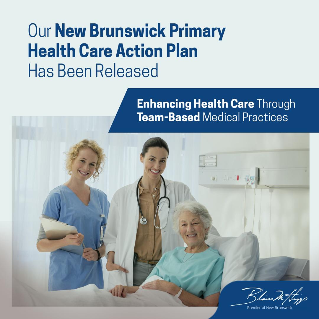 Improving access to healthcare to New Brunswickers is a top priority for our government. That’s why we’ve released the New Brunswick Primary Health Care Action Plan, focusing on increased communication and collaboration among practices while adopting of a provincewide electronic…