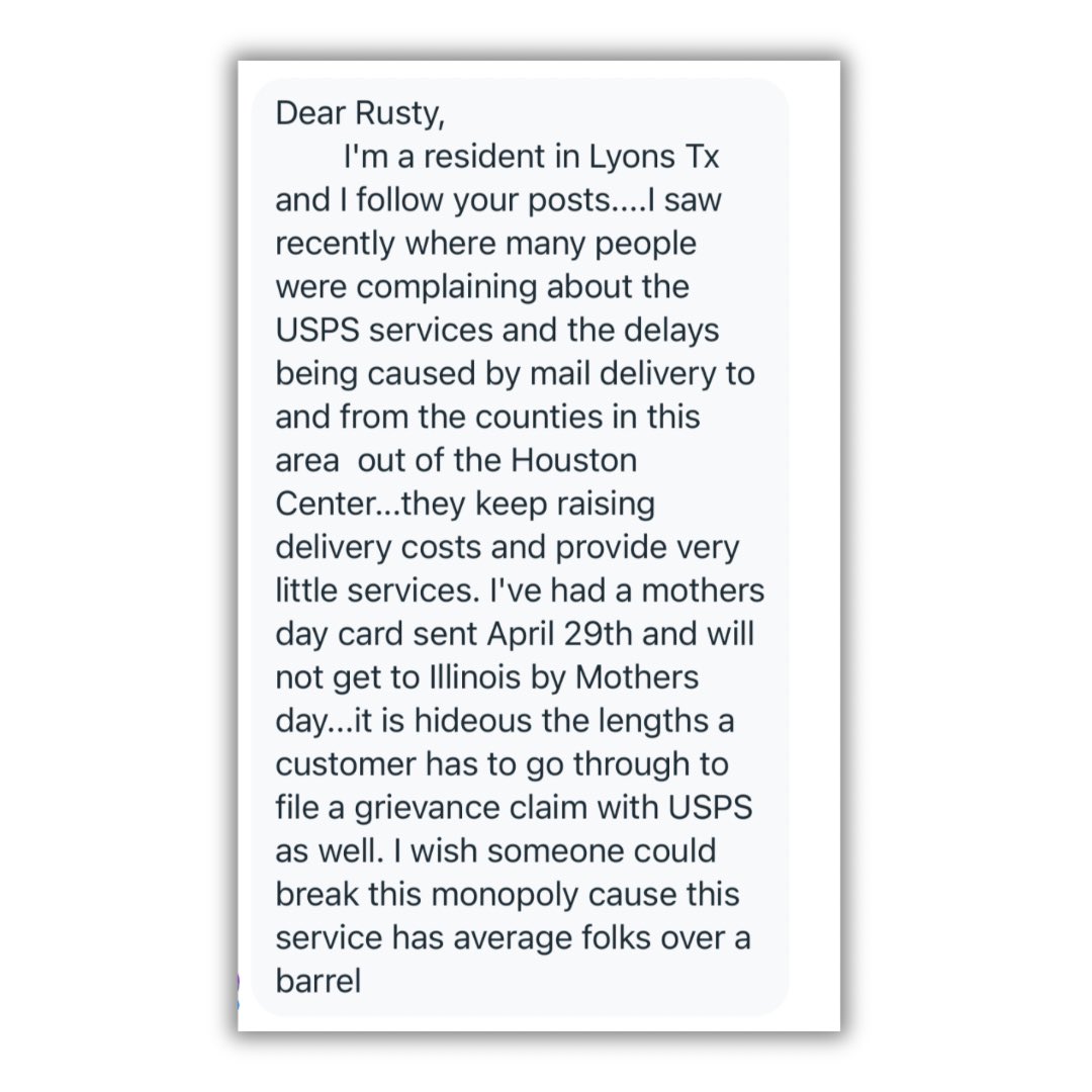 Americans no longer trust the Postal Service. 😡 @USPS