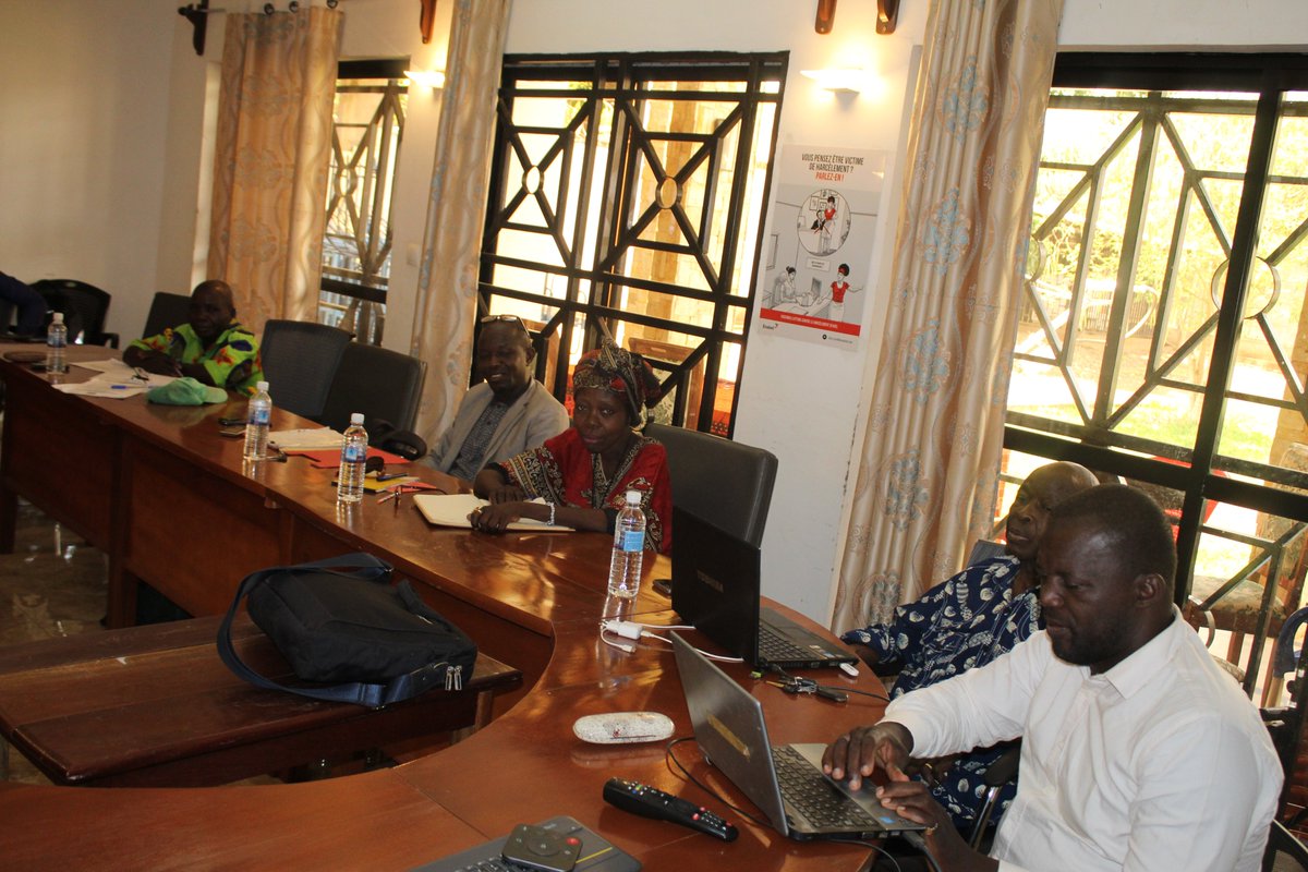 Enabel_en_RCA's tweet photo. Les cadres de la Direction Générale de l’Enseignement Technique, de la Formation Professionnelle et Pratique #DETFPP ont défini, après 6 jours de travail, des axes clés et des objectifs pour améliorer leurs actions avec l'appui de #DEVRURII  @Enabel_Belgium  @EU_Partnerships https://t.co/aKvPZ0LG2J