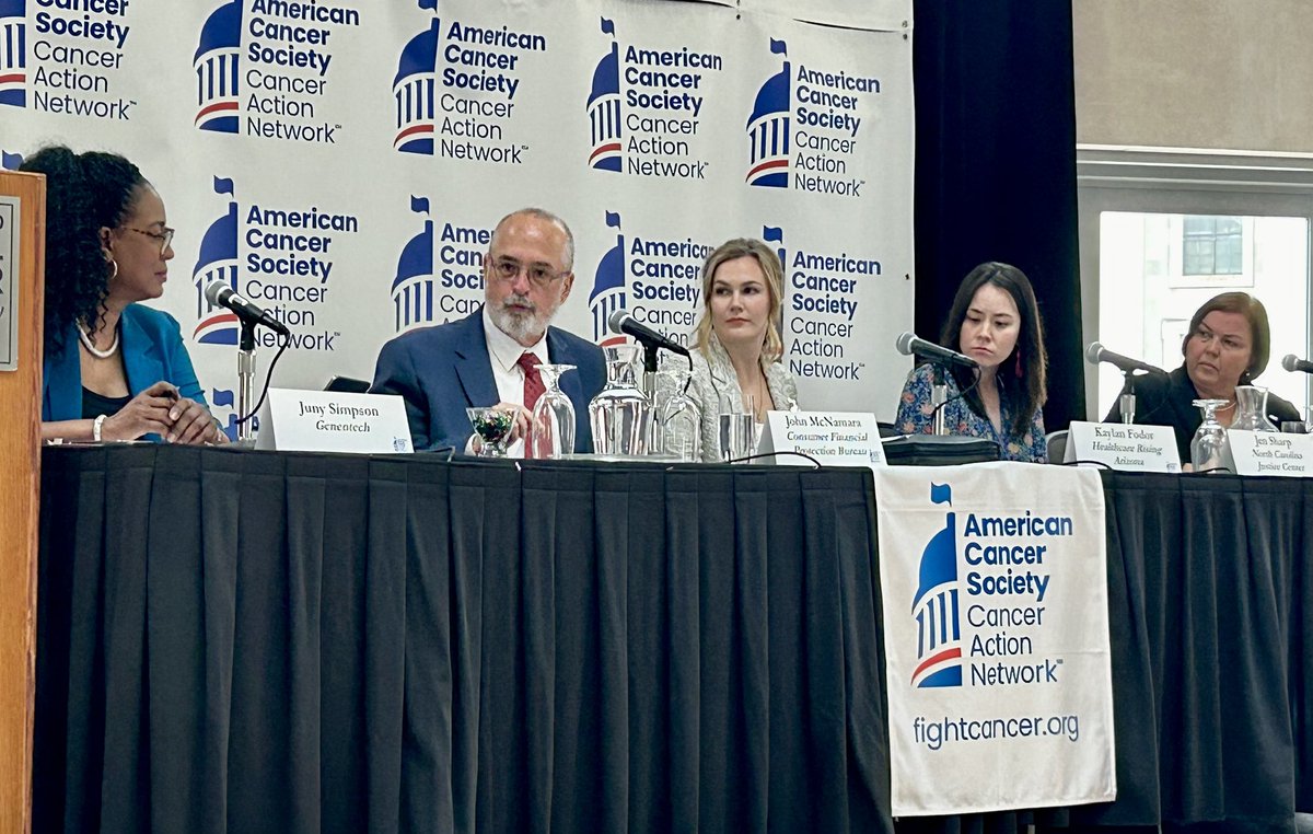 fumikochino's tweet photo. Panel:  Reducing the Impact of #MedicalDebt

How can debt collection be more ethical? (Is that possible?) How can states take action to protect their residents? How can institutions invest in #financialnavigation to improve affordability?

 #CancerNationalForum @kaylanfodor https://t.co/H8R6yQ1wbb