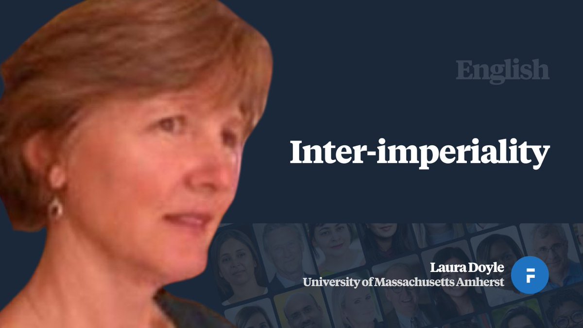 Laura Doyle @UMassAmherst @UMassEnglish shows how inter-imperial competition has generated a systemic stratification of gendered, racialized labor, while literary and other arts have helped both to constitute and to challenge this world order: faculti.net/inter-imperial… #art #gender