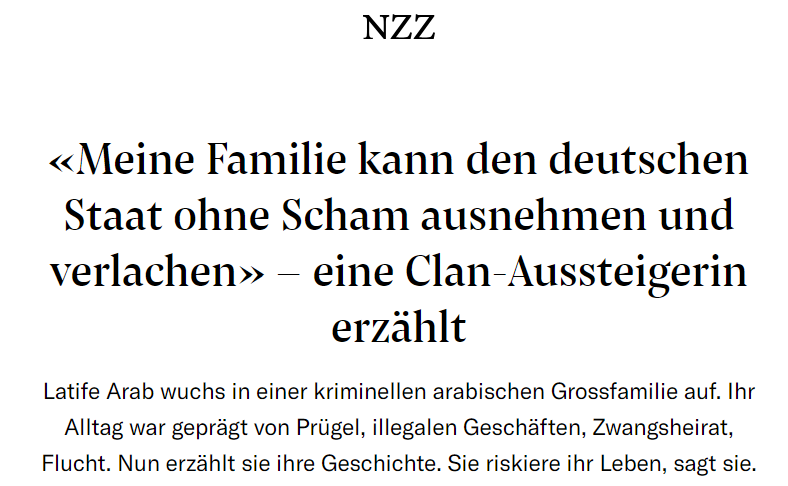 Sehr lesenswert! Vor allem für unsere Gutmenschen.
nzz.ch/feuilleton/lat…