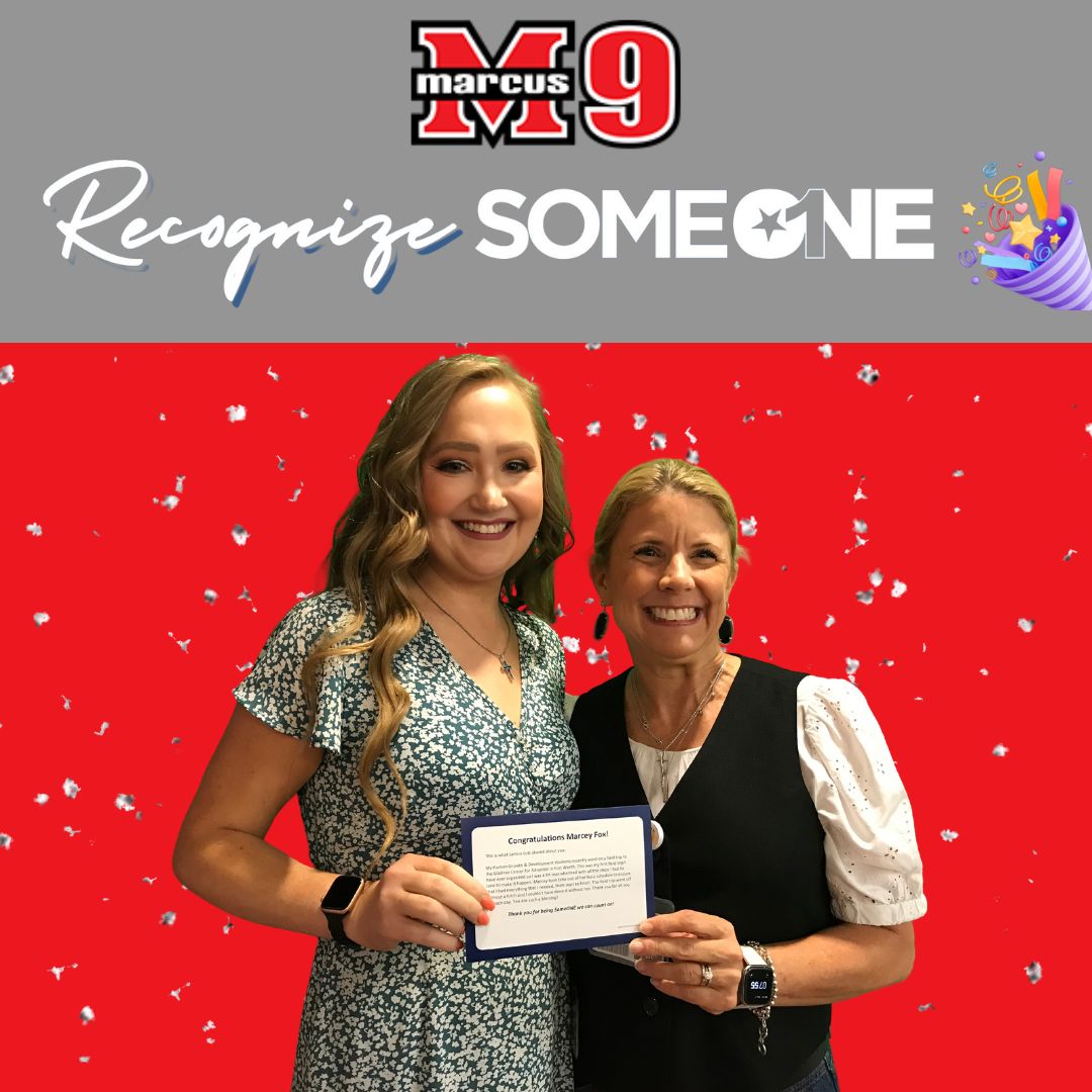 We are starting our day off with a #RecognizeSomeone! Today we are shouting out Mrs. Fox who was recognized for making sure teachers have what they need to be successful and to have fun on field trips! #ADecadeofExcellence #OneLISD #BeTheONE