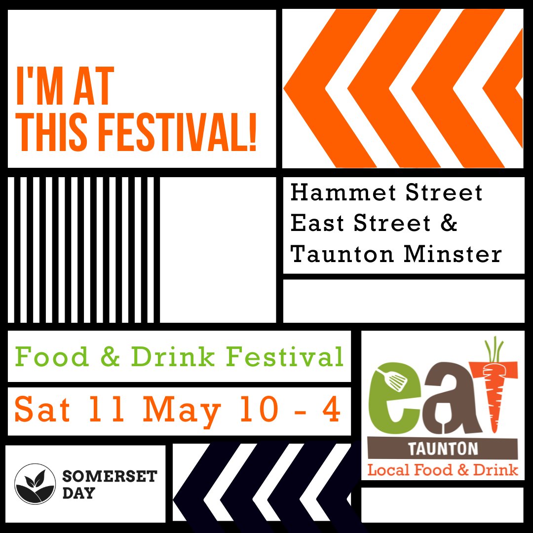 If you're heading to the Eat Festival in Taunton town centre this weekend, we will be in Hammet Street from 10am to 4pm. Why not pop by and find out about more about what we do and the type of support you can receive from our Village Agent and Somerset Carers services. 

#Taunton