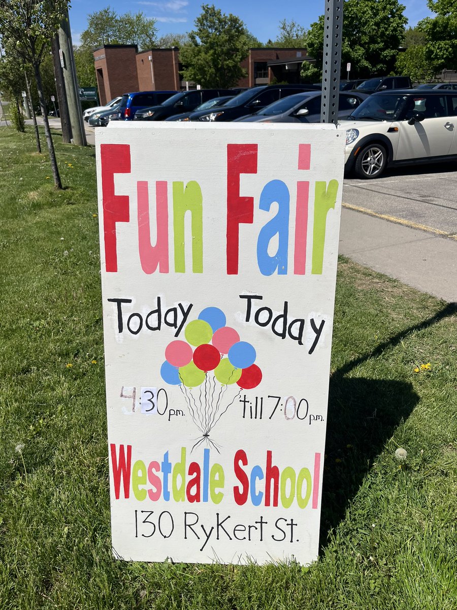 The Westdale Fun Fair is back!!!!!!hope to see you here! <a href="/dsbn/">District School Board of Niagara</a> #funfair