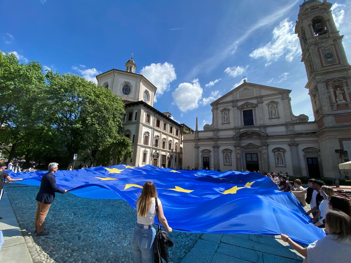 #9maggio #FestadellEuropa - Quella di oggi sara' una giornata che ricorderemo sempre e che ci aiutera' a vivere le #ElezioniEuropee2024 in modo piu' consapevole