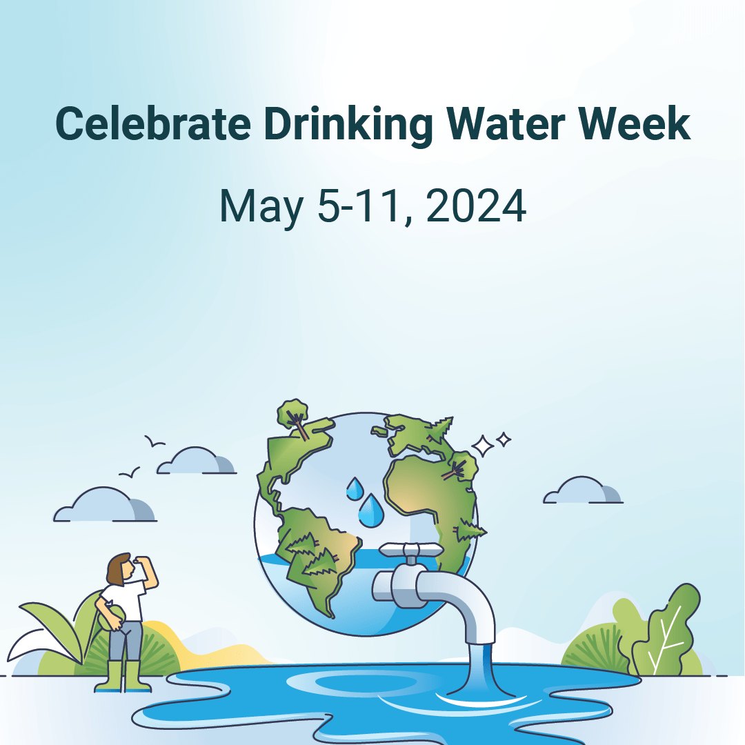 Did you know that it’s #DrinkingWaterWeek? 💧The week-long observance is designed to help #OaklandCounty residents understand where their water comes from, recognize the vital role it plays in our  lives and provide tips to ensure healthy drinking water. t.ly/FHiK3