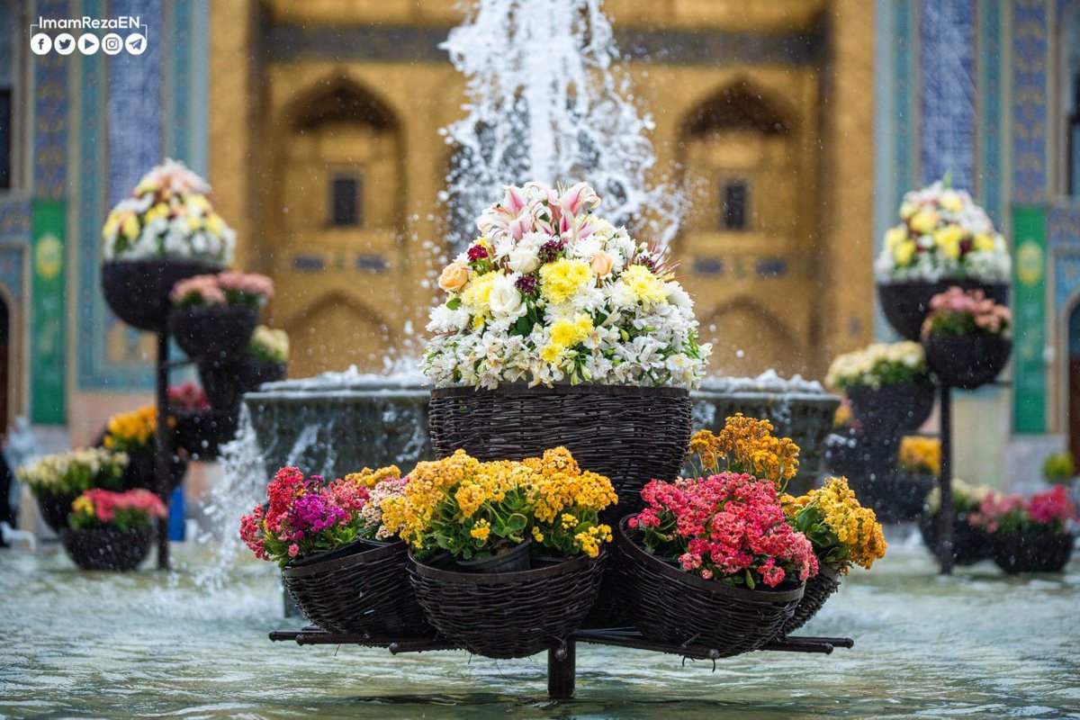 We turn towards you like sunflowers, Graced by your generous showers, Savoring blessings to our hearts' fill, Soaking in Mashhad's heavenly thrill. The rainy weather in Mashhad today.