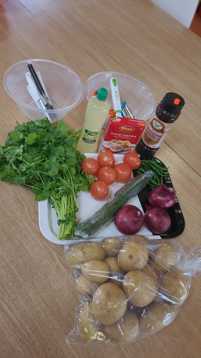 Our Yaadein group got stuck in to prepare a traditional South Asian snack called Chana Chaat at @OutbackGardenHX. This brought back good old memories from the 1960's & 70's when the group migrated to the UK for employment opportunities. #Cooking #friends #Memories #Calderdale