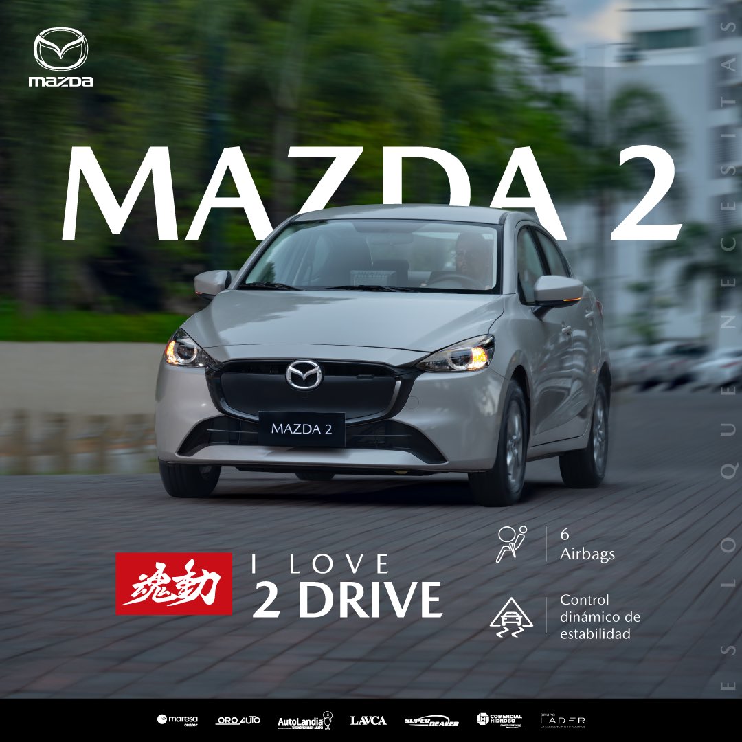 El confort es todo lo que necesitas.

Realiza ya el Test-Drive de tu nuevo MAZDA 2.
Motor 1.5L, transmisión manual y 6 airbags para mayor seguridad.

#Mazda #Mazda2
#MazdaEcuador