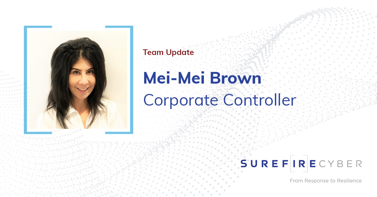 We are excited to introduce Mei-Mei Brown as the newest member of our Finance team! Her extensive experience and expertise will be invaluable to the company. 
#newhire #cybersecurity #incidentresponse