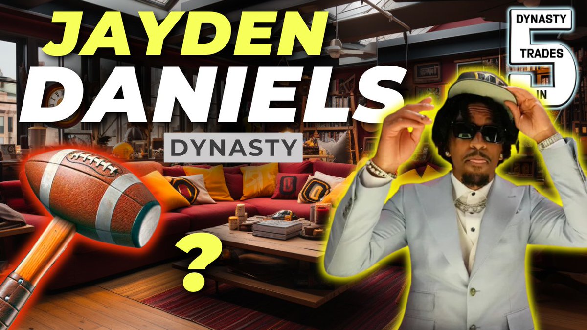 🚨TRADES in 5 is LIVE @ 8:45ish EST!🚨 Our Patrons in the Discord help make our content decisions - JAYDEN DANIELS in 5-min No @CharlesChillFFB tonight, so we have that going for us... but see you soon youtube.com/live/rn39rkk0n… @ShaneIsTheWorst @DPandemic_Clay @AlanSeslowsky