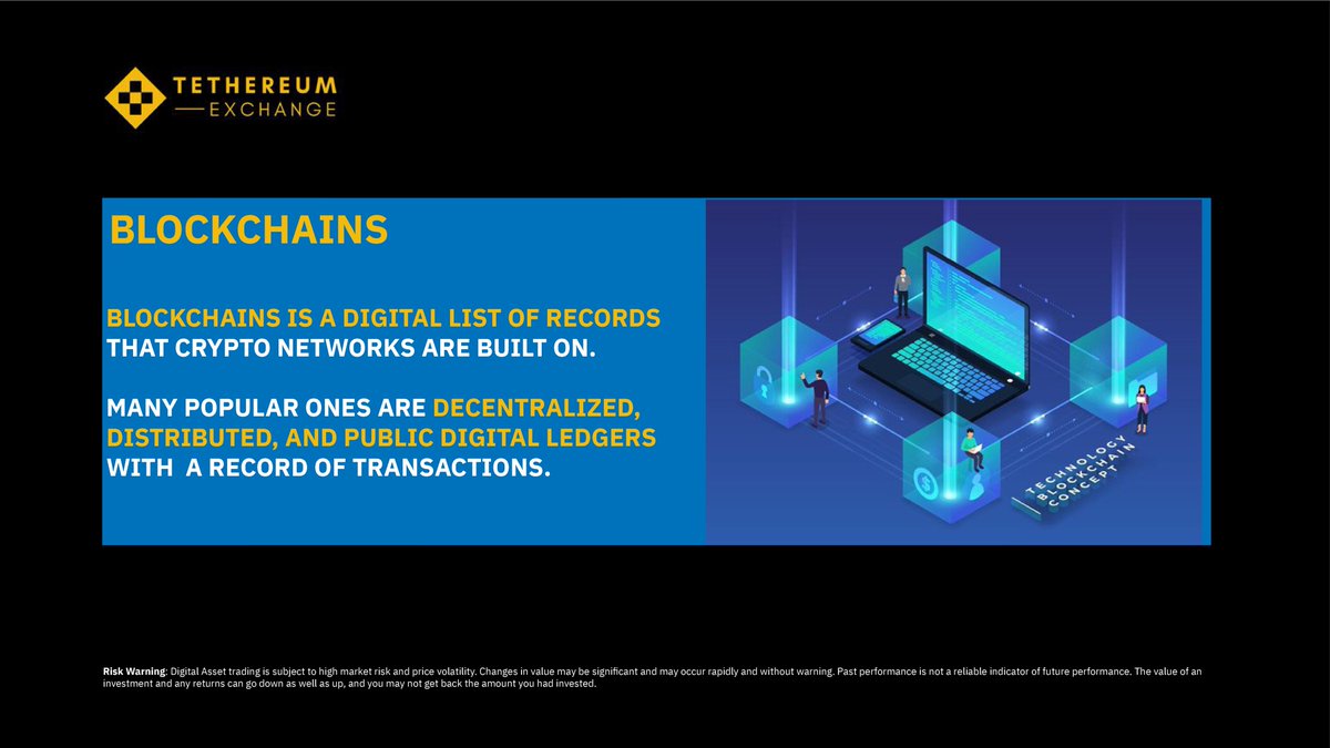 Unlock the world of #Blockchain with #Tethereum! 
Dive into decentralized, distributed digital ledgers that power your favorite crypto networks. 
Explore how every transaction builds a more secure future. 

#CryptoEducation #TechTrends 
#Crypto #Cryptocurrency #Btc