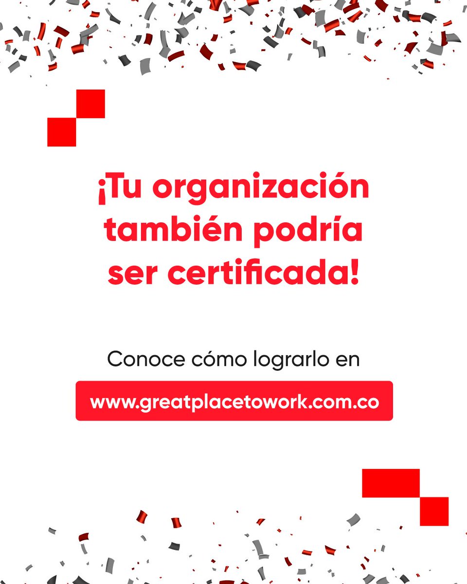 Hoy reconocemos a las organizaciones que obtuvieron su Certificación™️ como Grandes Lugares para Trabajar en abril.

🙌 ¡Sigamos trabajando juntos en la gestión del #AmbienteLaboral!
¿Te interesa certificarte?
Conversemos en: bit.ly/3BcrE50

#RH #RRHH #Colombia