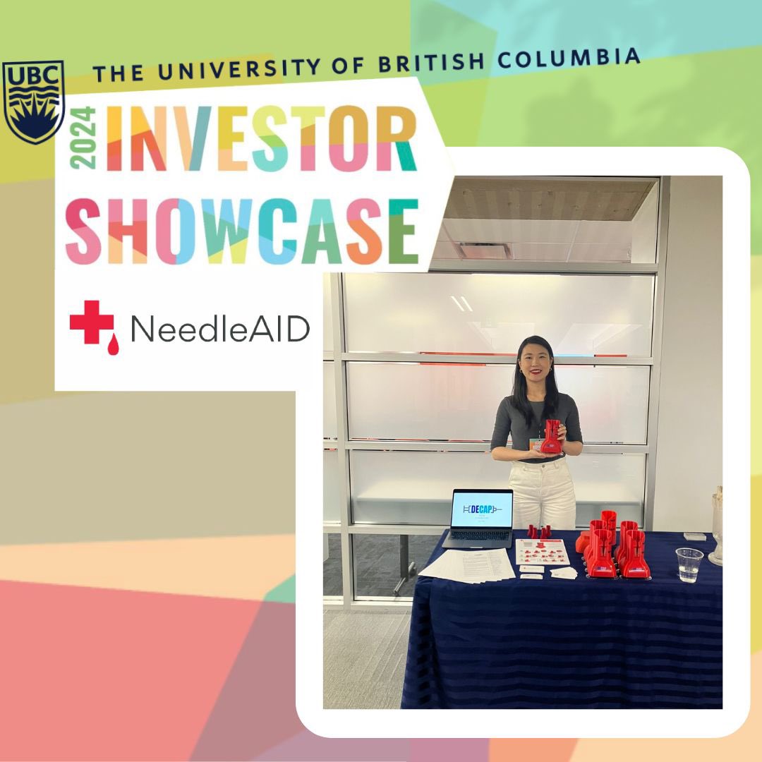 Thank you @ubcentrepreneur for the opportunity to present how NeedleAID helps protect healthcare workers from needle stick injuries at the 2024 Investor Showcase! 

See how NeedleAID prevents needle stick injuries in healthcare and research at decap.ca
