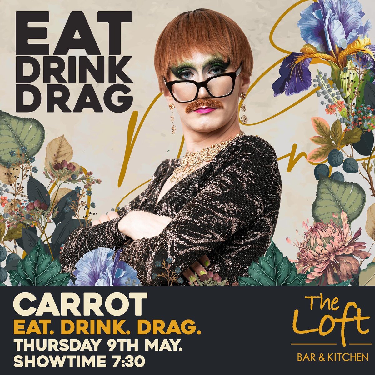 EAT DRINK AND DRAG IN THE SUNSHINE ☀️ 👠 It’s Thursday Club alfresco TONIGHT at @TheLoftBrum! We will swing open the bifold doors and sing in the sun for another Eat, Drink, Drag! The fabulous @CarrotDrag will be LIVE with us 7.30pm with TWO COCKTAILS for £12!
