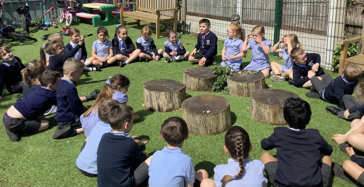 We celebrated Ascension day by going outside together. We loved blowing bubbles and watching them disappear just as Jesus did when he returned to heaven. @ololprimary_HT #OLOLRE