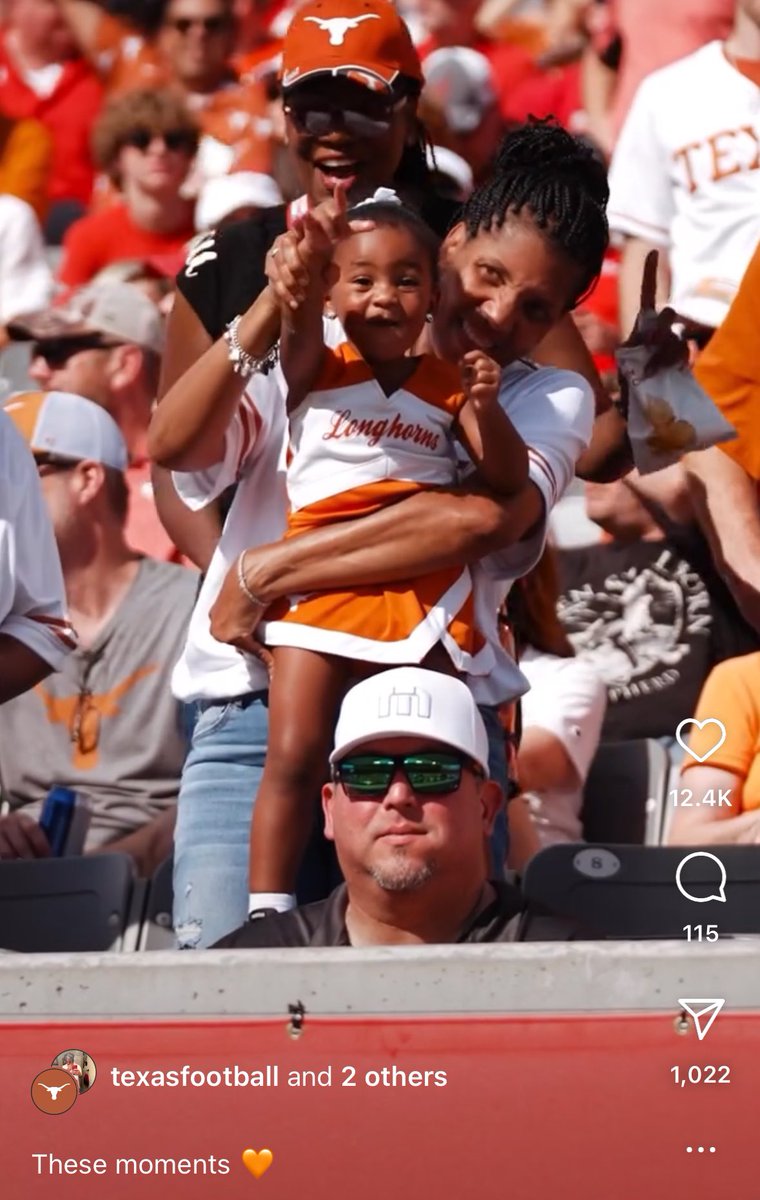 From Holder’s article: Texas HC Steve Sarkisian on Adonai Mitchell’s character: 'The way he takes care of his daughter & the compassion & love that he has for her, I think that's exactly who he was in our locker room & around our team. He's a compassionate guy.” 1/5