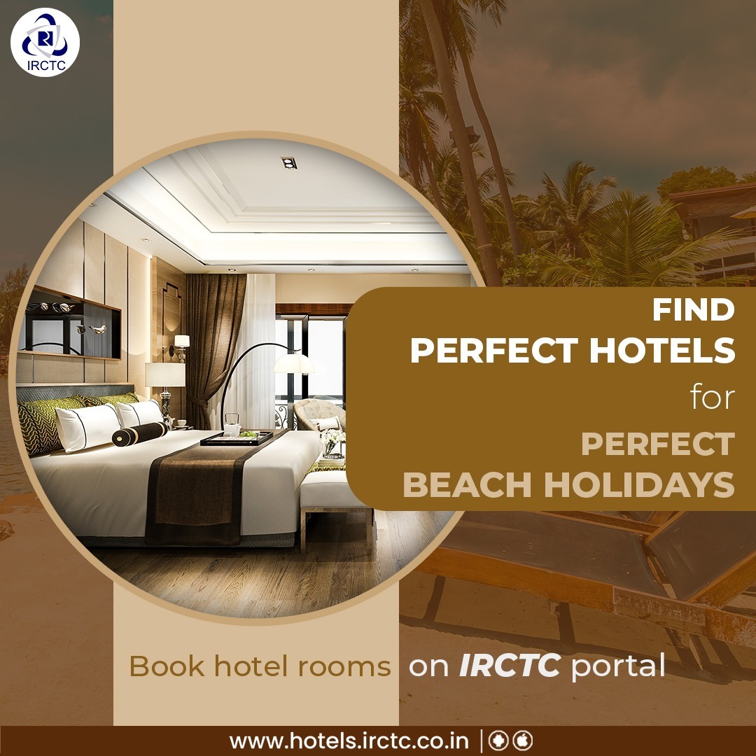 Want to make your beach holiday as perfect as possible? 

🏖️ Let #YourTrustedTravelCompanion help you find the finest hotels near beaches. 

🏨 Book hotel rooms on hotels.irctc.co.in

#DekhoApnaDesh #Hotel #exploreindia #visitIndia #trending #hotelbooking #explore