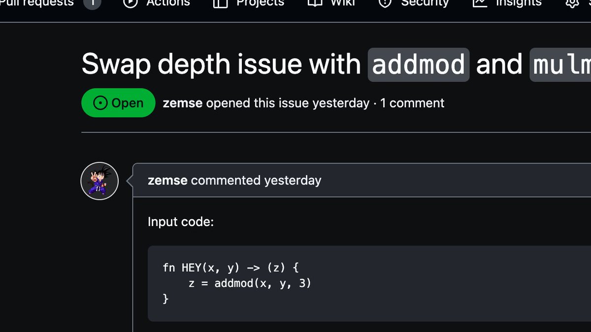 Crit found in balls 😳

(fixing soon, just affects `addmod` and `mulmod`)