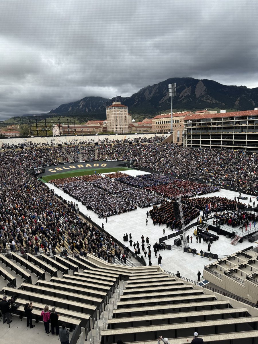 Congratulations to all of our students and our @CuBuffs student-athletes graduating today!
