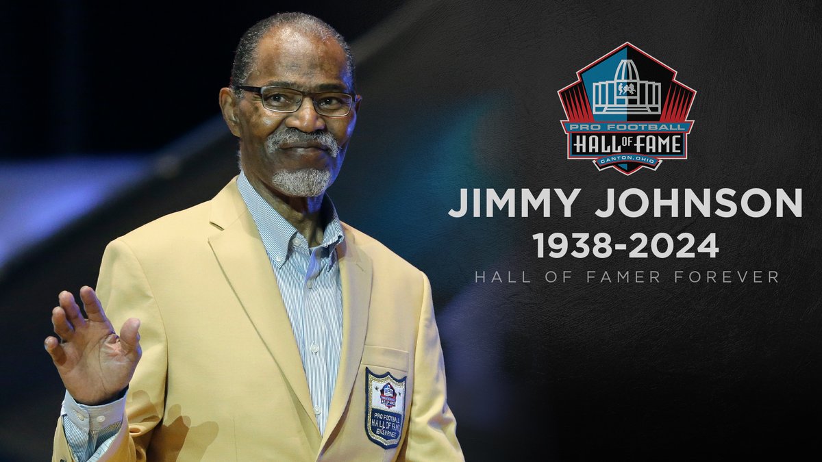 The Pro Football Hall of Fame is saddened to share the news that the Class of 1994's Jimmy Johnson has passed away at age 86. #HOFForever More info: profootballhof.me/3UOQN05