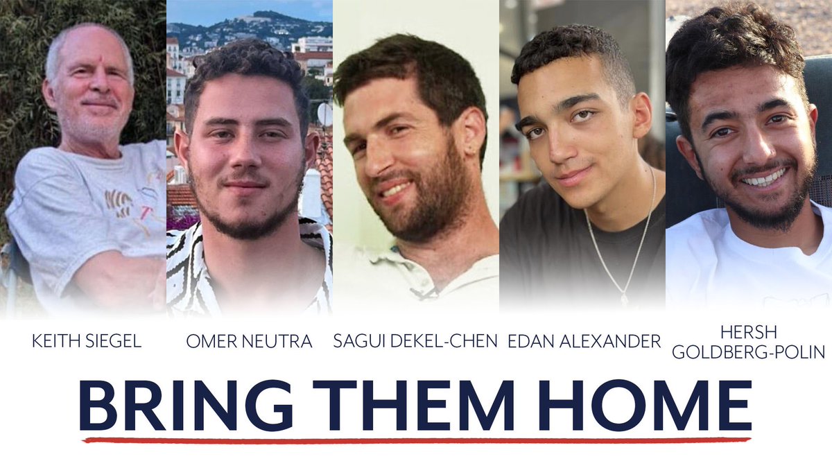 These are the five American hostages that Joe Biden has left behind in Gaza.
