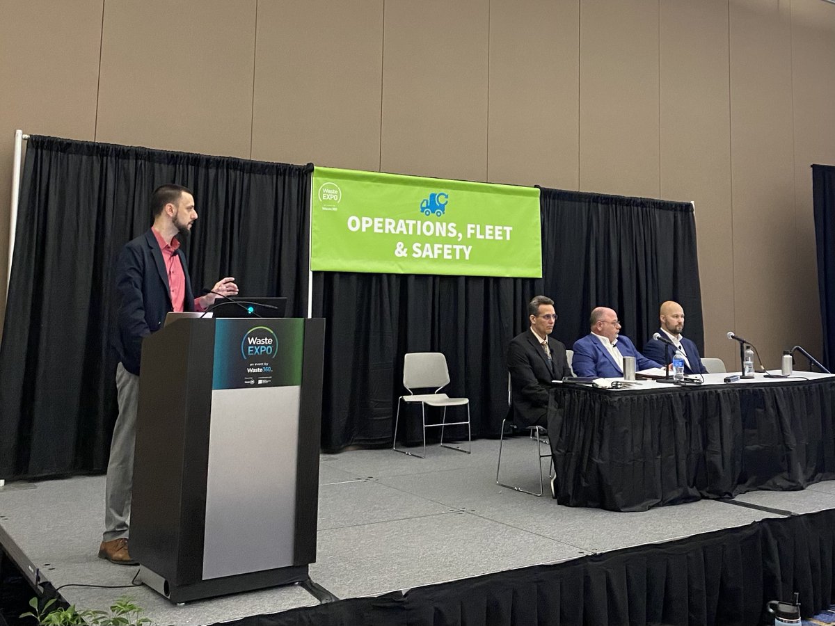 Thank you to <a href="/Waste_Expo/">WasteExpo</a> &amp; <a href="/Waste360/">Waste360</a> for inviting us to this week's conference. Senior Reporter <a href="/MeganQuinn2/">Megan Quinn</a> led a session on packaging/recycling trends. Lead Editor <a href="/ColeRosengren/">Cole Rosengren</a> covered NYC commercial waste zones. Stay tuned for more WasteExpo coverage and interviews soon!