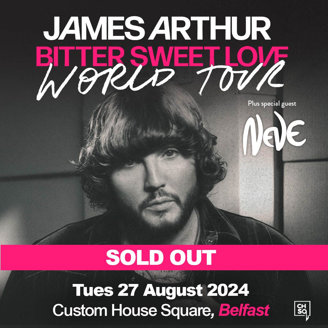 ~ 𝗦𝗢𝗟𝗗 𝗢𝗨𝗧 ~ James Arthur at CHSq 2024 is now sold out 🙌🏽 See you all August 27th ✨