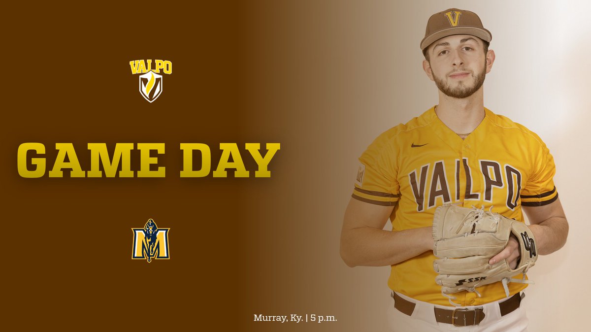 Ready for a Friday night in The Valley. 📍: Murray, Ky. 🕐: 5 p.m. 🖥 : ESPN+ es.pn/4acE3VA 📊: statb.us/b/504907 #GoValpo | @ValpoBaseball