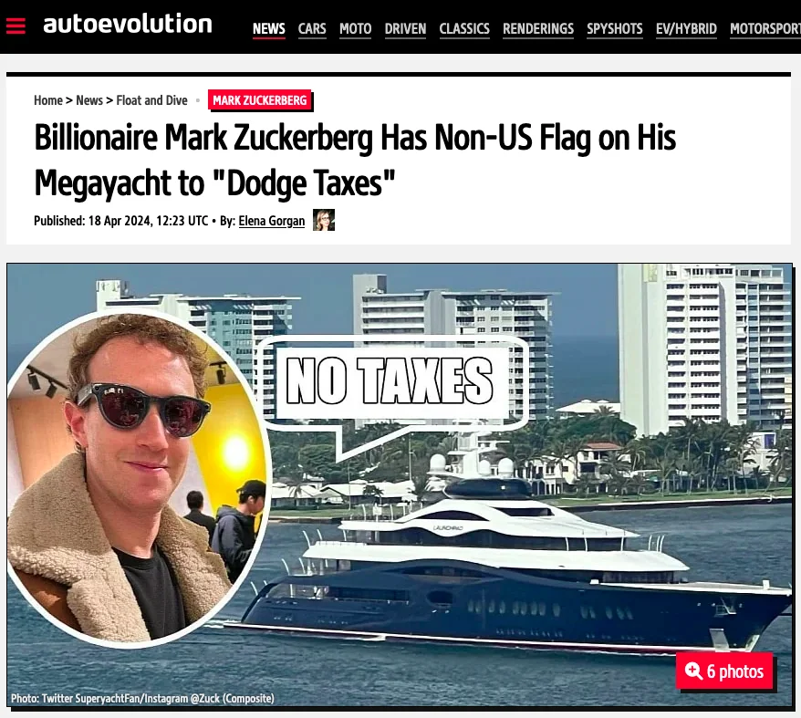 Life Pro Tip: Register your Megayacht outside the US to avoid paying your fair share!