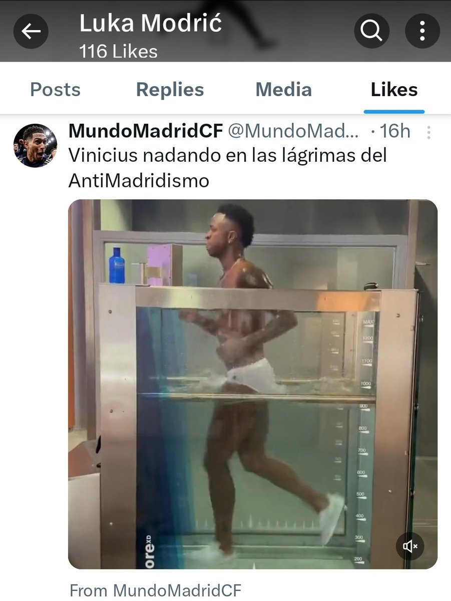 Le like de Lukita : « Vinicius qui nage dans les larmes de l'anti-Madridismo » 😭