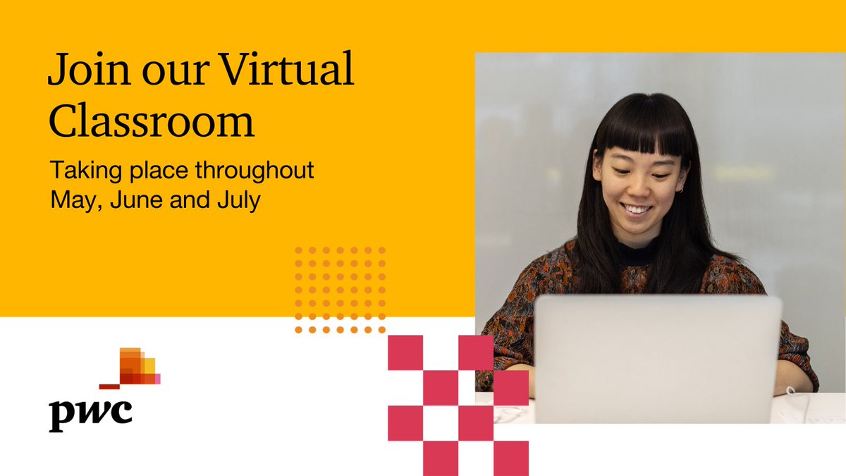 💻 If you’re a #student in Year 12 or 13 (Year 13 or 14 in NI and S6 in Scotland), join our Virtual Classroom events to learn more about our School and College Leaver opportunities and our #apprenticeship degree programmes. Register here - pwcukcareers.com/3WBc2DV