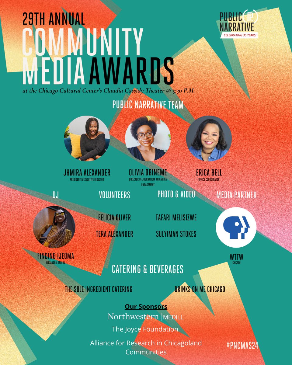 The 29th Annual #CommunityMediaAwards are hours away!

THNX to our volunteers, vendors, sponsors & partners committed to making this year’s awards experience a memorable event.

Ticket sale ends at NOON! bit.ly/PNCMAS24

We can’t wait to celebrate with everyone!
#PNCMAS24