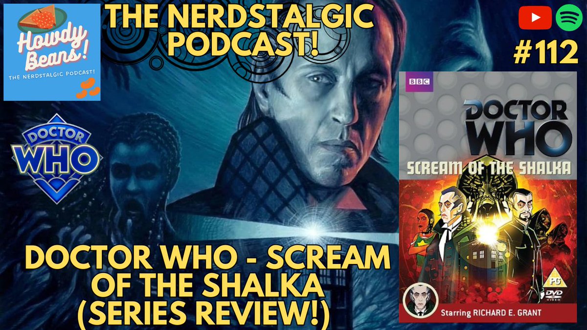Afternoon everyone! Coming to the podcast this weekend to celebrate the new series of #DoctorWho I will be taking a look back at the original 9th doctor! Richard E. Grant in Scream of The Shalka! I'll see you there 🌌👍 @bbcdoctorwho @an_awful