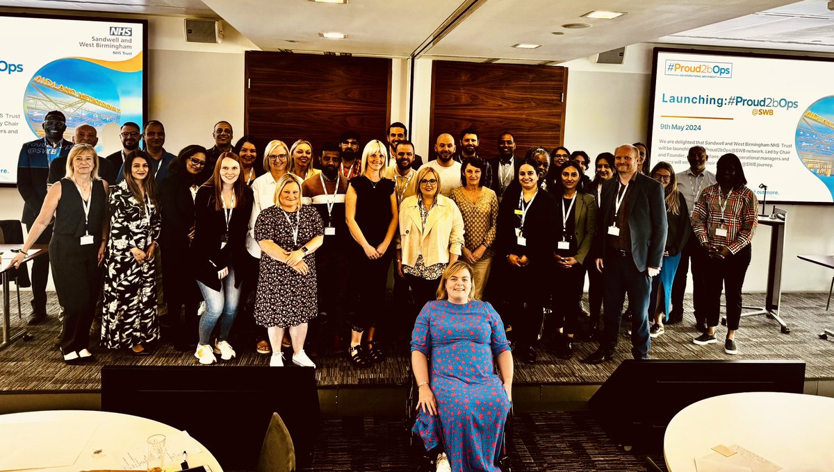 Thank you and welcome to @Proud2bOps at Sandwell and West Birmingham NHS Trust. Such an engaging, inspiring and brilliant group of operational managers. The start of an amazing operational movement across @SWBHnhs - the next chapter!